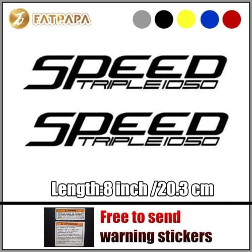 Motorcycle bike Fuel tank Wheels Fairing notebook Luggage helmet MOTO Sticker decals For Triumph Speed Triple 1050