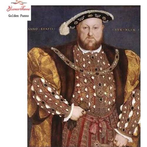 Golden Panno Cross Stitch DIY Diamond Painting Religious of the Virgin Mosaic Diamond Embroidery Painting Needlework Kit 09