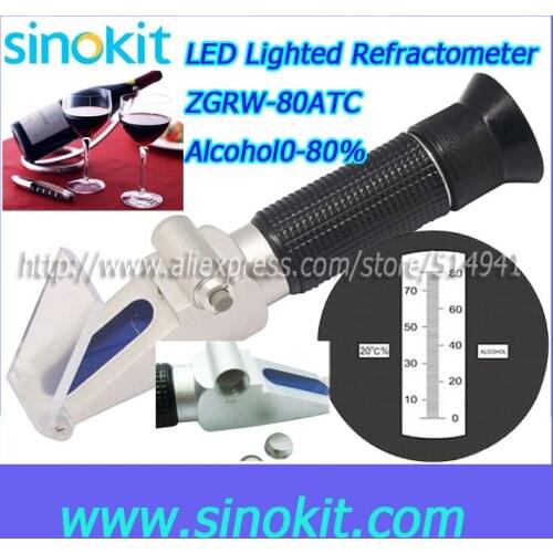 Cheaper Durable Aluminum Grape & Alcohol Refractometer - ZGRW-80ATC