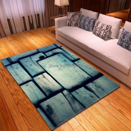 Nordic Wood Grain Printing 3D Carpet Soft Flannel Sofa Bedroom Rugs Modern Home Decor Rugs and Carpets for Home Living Room