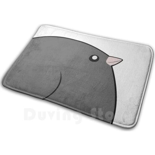Snowbird Ball! Soft Non-Slip Mat Rug 3205 Carpet Cushion Snowbird Round Bird Ball Cartoon Cute Junko Adorable Birds Nature