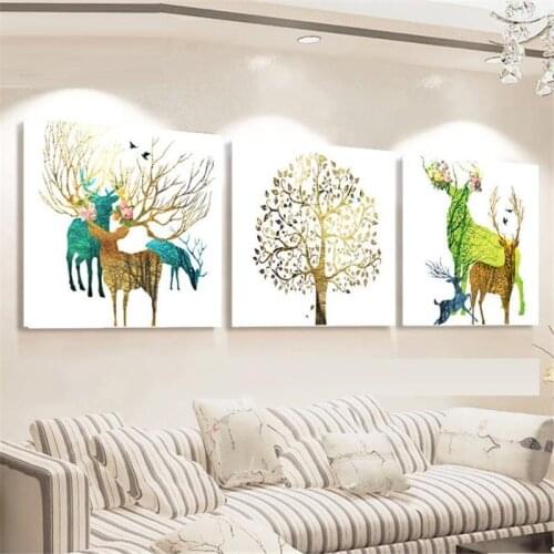 Muraux Moderne By Numbers Vintage Sofa Poster And Print Decoracion Hogar Moderno Painting Art Wall Picture For Living Room