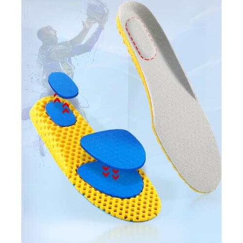 Sports Insoles Breathable Sweat-absorbing Stink-proof Mat Ortholite EVA Foam for Men and Women Insoles