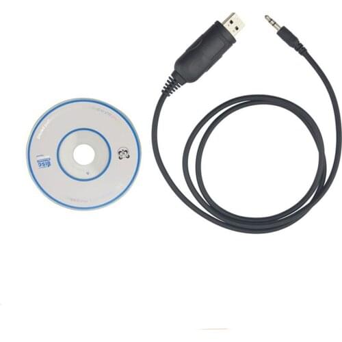 For QYT KT8900 USB Programming Cable&CD Software for QYT KT-8900 KT-UV980 KT8900R KT-8900R Dual Band mini Mobile Car Ham Radio