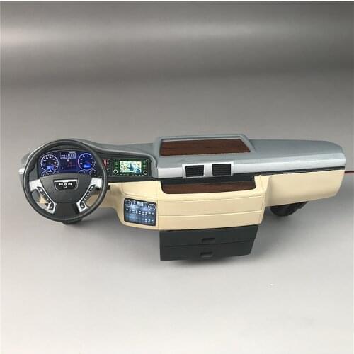 Center Console Interior Left & Right Console Cabin Interior for 1/14 Tamiya MAN TGX 56325 RC Truck Accessories Parts