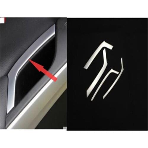 For Suzuki 2014 2015 2016 SX4 S-Cross ABS Chrome Interior Door Armrest Cover Trim Handle Decoration Car-Styling Accessories 4pcs