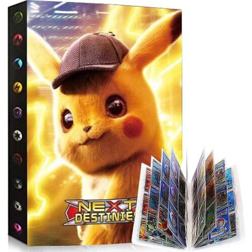 9 Pocket 432Pcs Pokemon Cards Album Book Detective Pikachu Holder Map Folder Loaded List Game Card VMAX Collection Kid Toy Gift