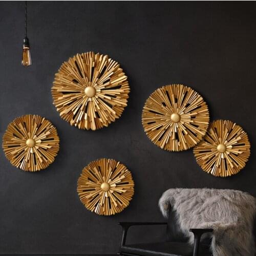 Antique Home Decor Resin Craft Wall Sticker Living Room Ornament For Wall Mural Home Decorative Vintage Art Modern Wall Decor