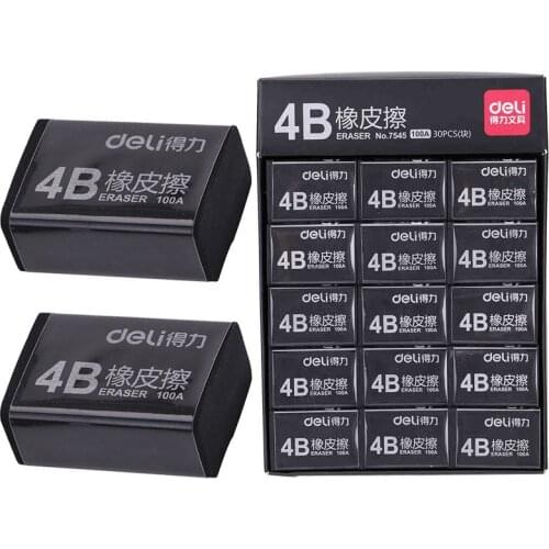 Deli 7545, 4b art special rubber error correction test card, homework modification rubber, student office stationery
