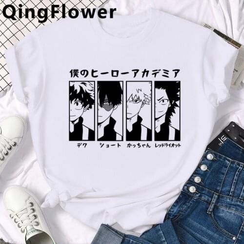 Anime Dabi My Hero Academia Todoroki Boku No Bakugou men aesthetic grunge graphic tees harajuku t shirt couple clothes aesthetic