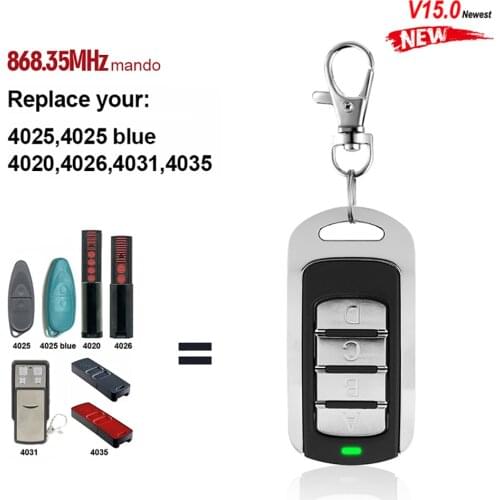 Garage Remote Control SOMMER 868.35MHz 434.42MHz Clone Garage Command Telecomande SOMMER 4020 4026 TX03-868-4 Rolling Code