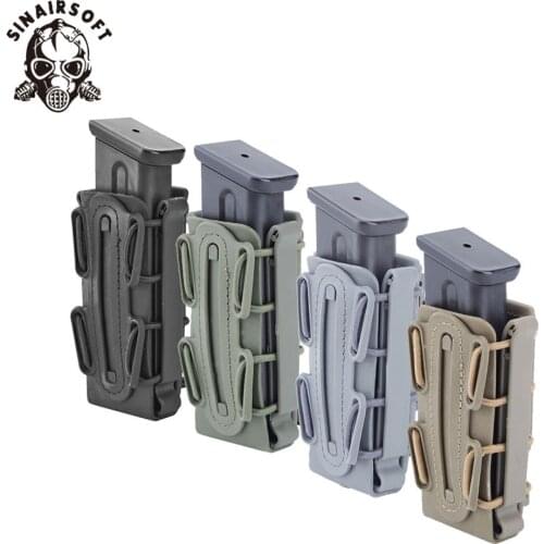 Hot 9mm Molle Pistol Mag Military Magazine Pouch Holster Fastmag With Belt Clip And Molle Soft Shell Mag Pouch Plastic Pouch