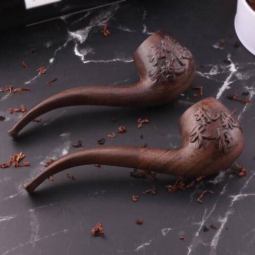 Classical Detachable Cigarette Tobacco Smoking Pipe Wooden Smoke pipe