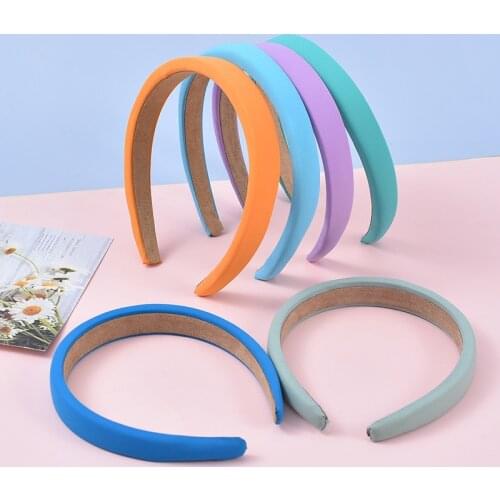 Candy Color Sponge Hairbands For Women Girls Hair Accessories Sweet Hair Band Designer HeadBands Holder Sports Makeup Head Bands
