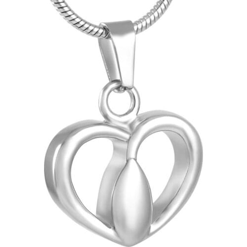 Memorial Gift Hollow Out Teardrop Stainless Steel Cremation Necklace Keepsake Urn Holder Ashes for you loved one
