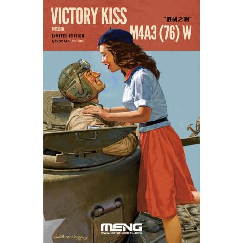 MENG ES-006 1/35 U.S.MEDIUM TANK M4A3 [76]W SHERMAN VICTORY KISS LIMITED EDITION