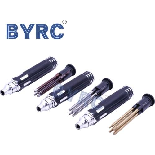 4 In 1 Hexagon Head Screw Driver High Quality Hex ScrewDriver Tools Set Kit H1.5 H2.0 H2.5 H3.0 For RC Helicopter Car Tools