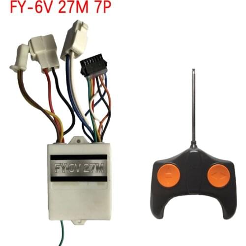 FY-6V27M Ride on Power Wheel Baby Electric Toy Car Accessories, Childrens Electric Stroller Remote ControlReceiver Motherboard