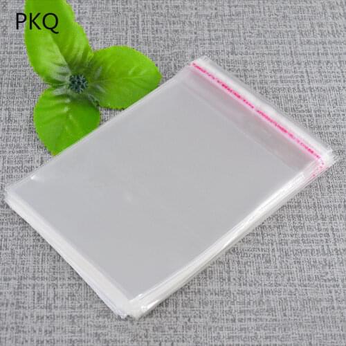 Transparent Self Sealing Bags Gift Jewelry Packaging Bag DIY Self Adhesive Resealable Plastic Poly OPP Bag