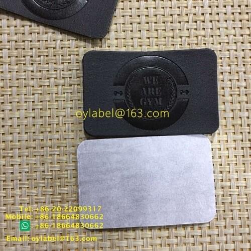 Iron on leather label / leather patch /pu patch/main label/leather label
