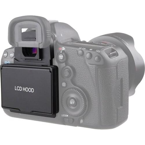 LU 5D4-L LCD Screen Protector Pop-up sun Shade lcd Hood Shield Cover for canon 5D4 5D3 5DIII 5DIV 5D MARK III IV camera