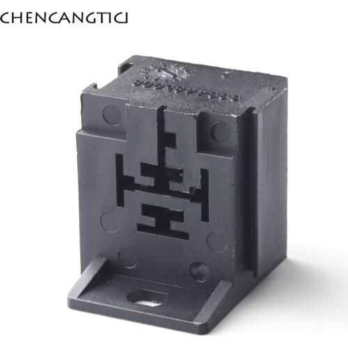 5 Sets 5 Pin Way Poles Automotive Relay Base Holder Connector Socket With Mounting Bracket Female Plug 3334485008