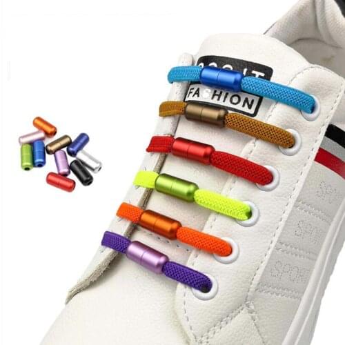 1Pair No tie Shoelaces Multicolour Elastic Shoe Laces For Kids and Adult Sneakers Shoelace Quick Lazy Laces 21 Color Shoestrings