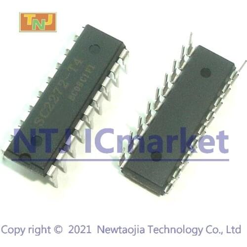 10 PCS SC2272-T4 DIP-18 2272-T4 SC2272 Remote Control Encoder Chip IC
