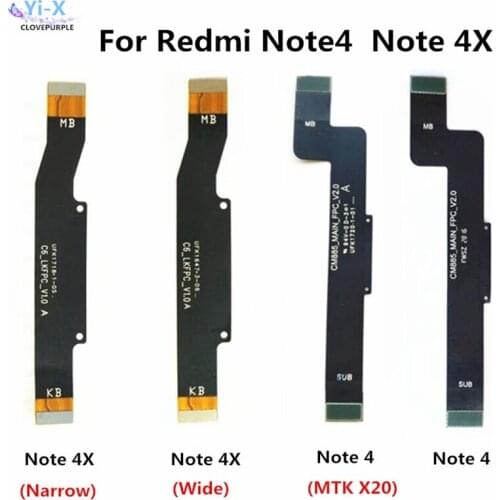 10X For Xiaomi Redmi Note 4 4X Main Board MainBoard Motherboard Connection Flex Cable Parts For Redmi Note4 Note4X