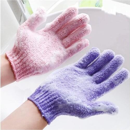 500pcs/Lot Bathing Exfoliating Gloves Shower Gel Scrub Gloves Resistance Body Massage Sponge Washing Skin Moisturizing SPA Foam