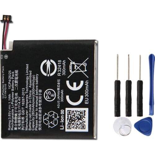 Agaring Original C11N1510 Watch Battery For Asus ZenWatch C11N1510 Genuine Replacement Watch Battery 300mAh