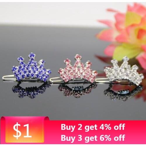 Hot Sale Dog Accessories Pet Grooming for Puppy Cat Beautiful Dog Hair Clip Crown Bow Pet Hairpins Dog Multicolor Cat Headwear