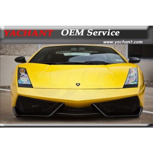 Car-Styling Full FRP Fiber Glass Bodykits Front Bumper Fit For 2003-2007 Gallardo 570-4-Superlaggera-Style Front Bumper
