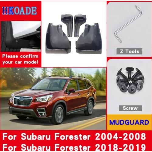 Car Fender Mud Flaps For Subaru Forester SK SJ SG SH 2004-2019 Mudguards Splash Guards Fender Mudflaps Car Fender Accessories