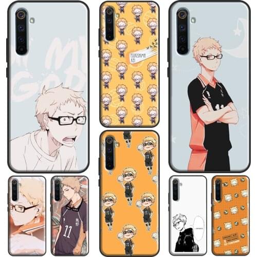 Kei Tsukishima Haikyuu Case For Realme 8 Pro Q3 6 7 Pro GT Neo C15 C11 C3 Cover For OnePlus 9 Pro 8 7T 8T 9R Nord
