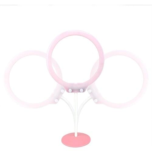 GSKAIWEN Photography Led Ring light Adjustable Color Temperature Mini desktop beauty light selfie light For Youtube live stream