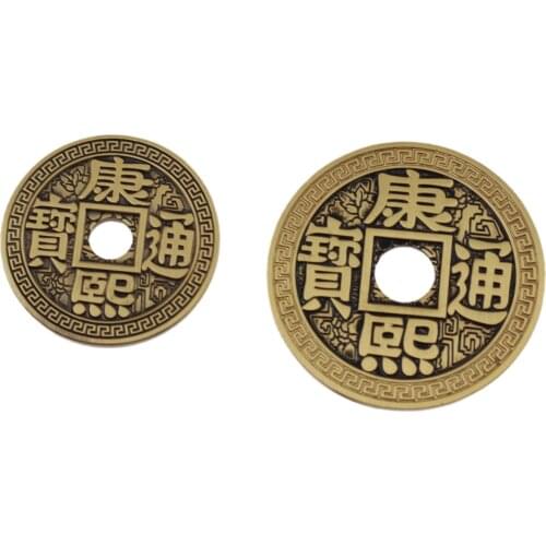 Chinese Palace Coin/Expanded Shell（Brass）Magic Tricks Magie Close Up Accessory Illusions Gimmick Props Mentalism Fun Magician
