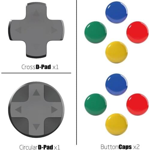 Direction ABXY Key Sticker D-Pad Button Cap Set for Nintend Switch Joy-Con Controller