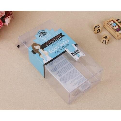 Custom PVC Plastic Christmas Gift Packaging Box,UV CMYK Printing Clear PVC Large packaging box ---PX20240