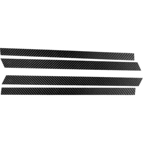 Fit For BMW E70/Old X5 Carbon Fiber Window B-pillar Door Post Decoration Sticker Car Modification Interior Fitting