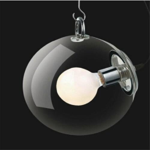 Modern clear glass ball Pendant light,dia 25cm/30cm glass ball lamp shade Indoor lighting Hanging lamp Restaurant light fixtures