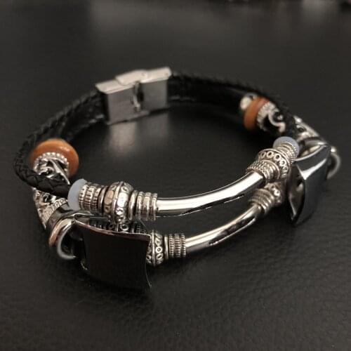 Strap for Honor Band 4 Genuine Leather Bracelet Replacement Retro Wristband Strap for Honor Band 4 Accessories