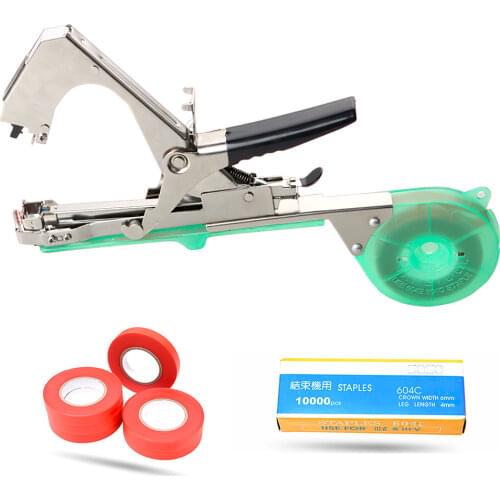 Garden Tools Plant Branch Hand Tying Binding Machine Packing Tapetool Tapener Tapes pruner for Plants Vegetable Cucumber Tomato