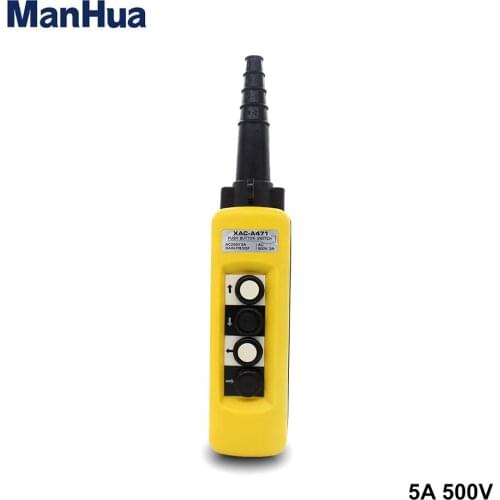 ManHua XAC-A471 Waterproof pendant control station push button switches(designed for lifting and handling applications)