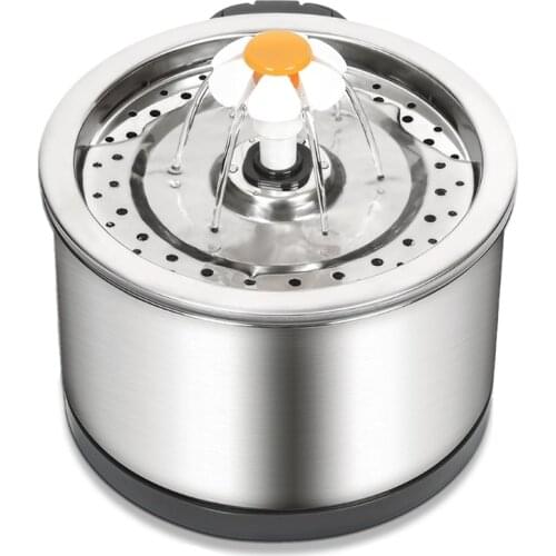 Pets Cat Water Fountain Cat Fountain Ultra-Quiet Pump with Night Light and 3 Carbon Filters 840z/2.5L