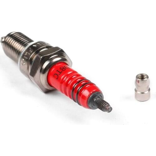 High Performance 3-Electrode Ignition Motorcycle Spark Plug D8TC For 150cc-250cc ATV Scooter Offroad Motorcycle