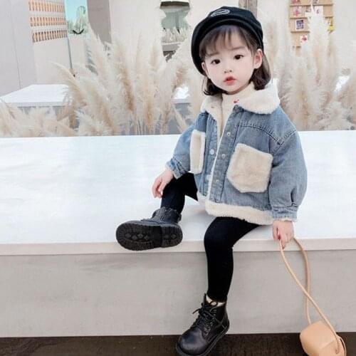 Winter Fashion Child Outwear Kids Denim Jackets For Girls Coats Baby Boys Multiple Styles And Color Specifications Keep Warm New