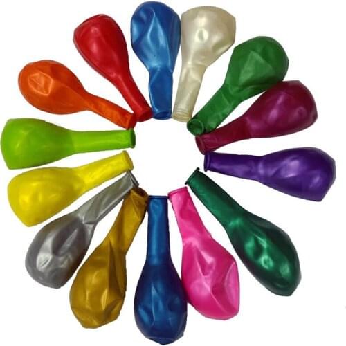 100 Pcs Premium Balloons 10 Inches Assorted Color Wedding Decorations Balloons and Air Party Balloons for Birthdays and Events