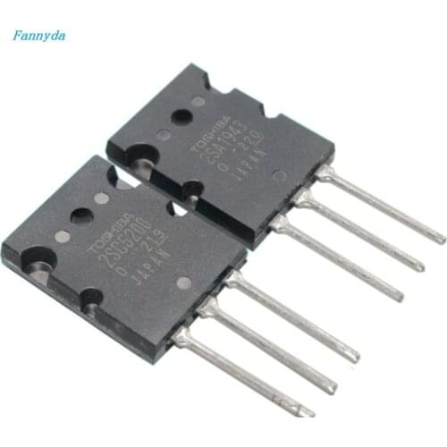 2Piece 2SA1943 2SC5200 High Power Amplifier Transistor Tube Chip Original New A1943 C5200