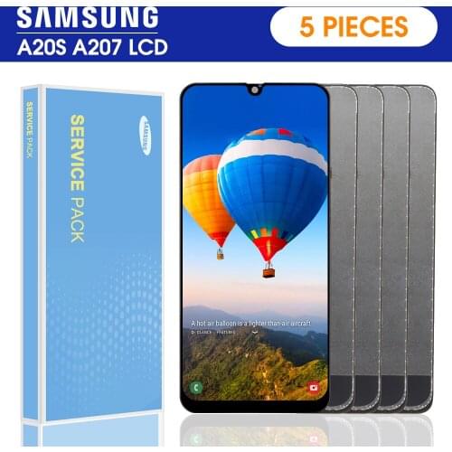 5 Pieces/lot For Samsung galaxy A20s lcd Digitizer Display Touch Screen For Samsung A207F/DS A207FN A207U A207W A207G/DS lcd